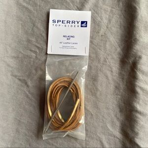 Gold Metallic Sperry Laces